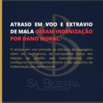 ATRASO EM VOO E EXRTAVIO DE MALA GERAM INDENIZAÇÃO POR DANO MORAL.